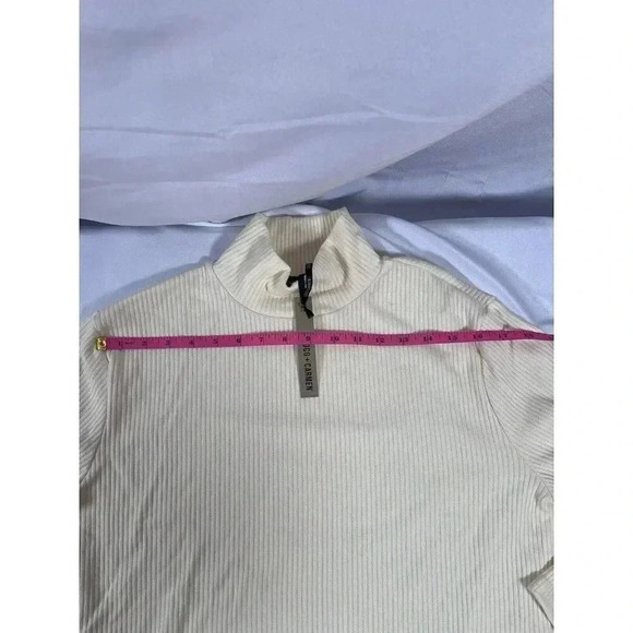 Coco+Carmen Cream Knit Turtle Neck Women's Sz L/XL NWT - Picture 5 of 6
